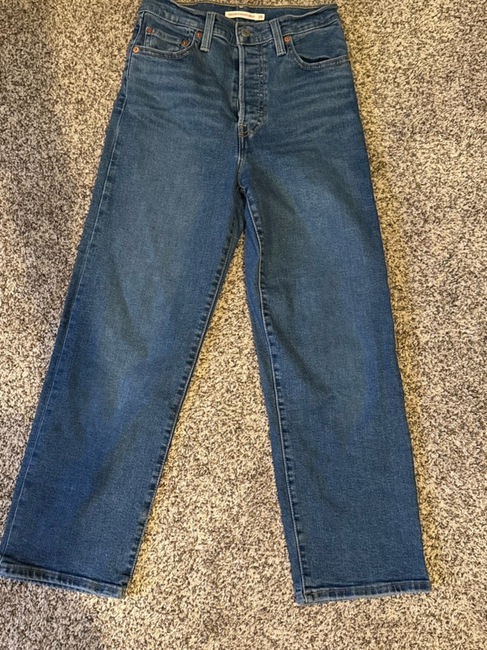 Levi Levi’s rib cage ankle jeans sz 25